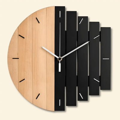 zegar ścienny drewniany