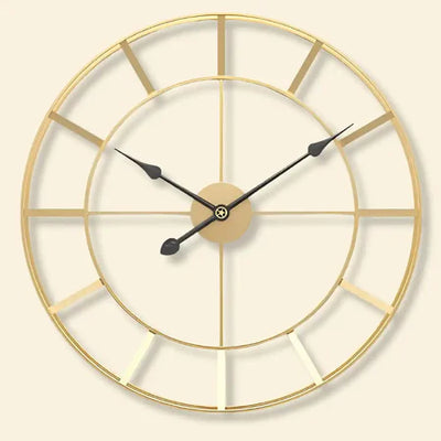 zegar ścienny złoty