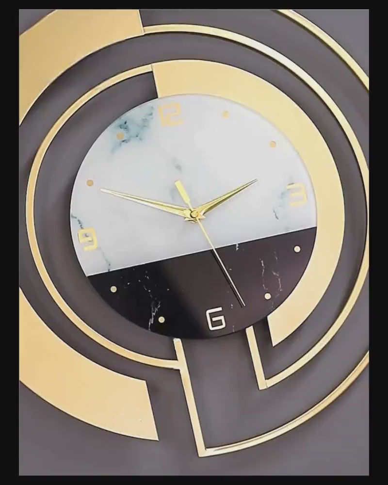 ELEGANCKI ZEGAR SCIENNY DO SALONU | ZGIERZ