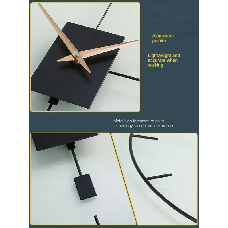 Zegar ścienny czarny design | Gdańsk