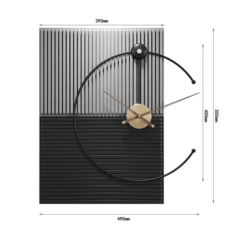 ZEGAR SCIENNY DESIGN | SWIDNIK - 39 X 55 cm