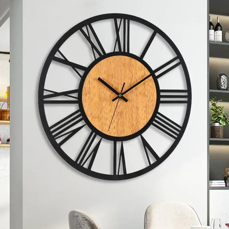 ZEGAR SCIENNY DREWNIANY LOFT | TCZEW