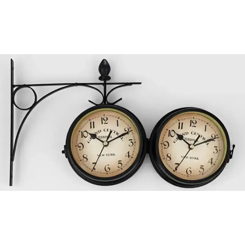 ZEGAR SCIENNY DWUSTRONNY DWORCOWY | NOWY TARG