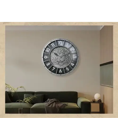 ZEGAR SCIENNY Z CICHYM MECHANIZMEM | KOSZALIN