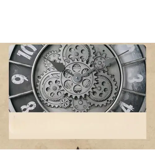 ZEGAR SCIENNY Z CICHYM MECHANIZMEM | KOSZALIN